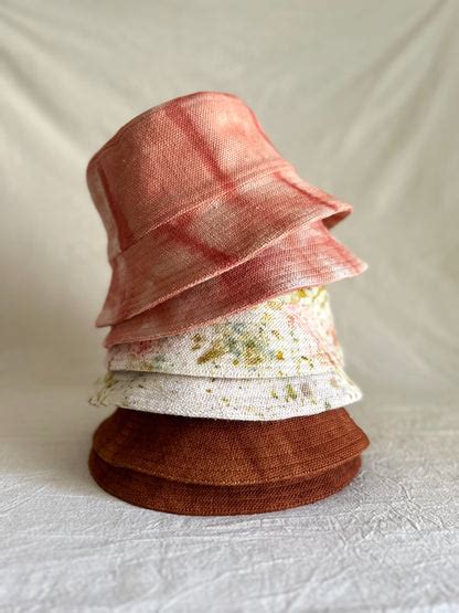 Madder Root Cotton Bucket Hat – Akané Studio