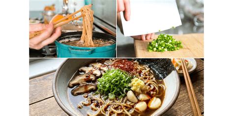 Handcraft Vegetarian Ramen With Umami Broth - Pasta Making Cooking ...