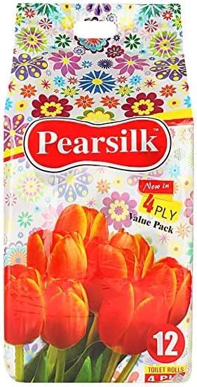 PEARSILK Multipurpose Highly Absorbent Super Soft 4 Ply Toilet Tissue ...