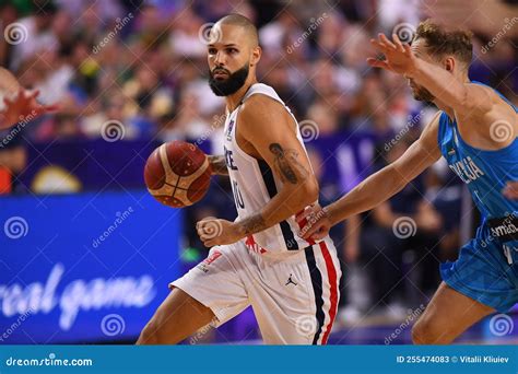 The Basketball Match of Eurobasket 2022 France Vs Slovenia Editorial ...