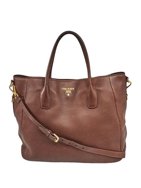 Bruciato Vitello Daino Leather Tote Bag One Size – Confidential Couture