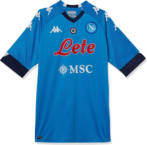 SSC Napoli Italian Serie A Womens Active Jerseys, Azure-Intense Blue, M