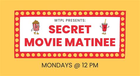 Secret Movie Matinee - (G), 386 White Horse Pike , Atco, NJ, United ...