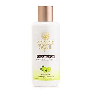 Buy Coco Soul Amla Hair Oil with Extra Virgin Coconut Oil Enriched with ...