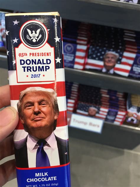 Never knew trump had chocolate bars : mildlyinteresting