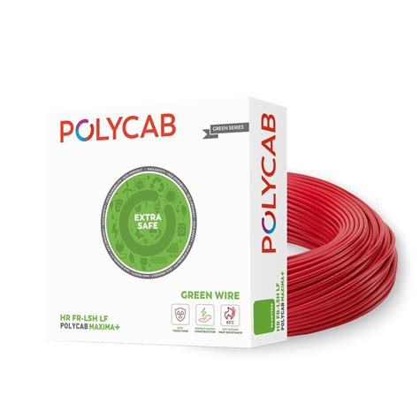 Polycab Maxima plus 90m, 2.5sqmm Eco-Friendly Greenwire PVC Insulated ...