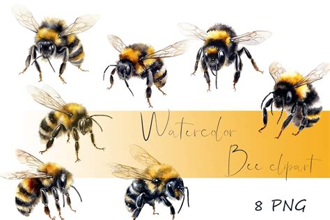 Bumble Bee Flying Clipart