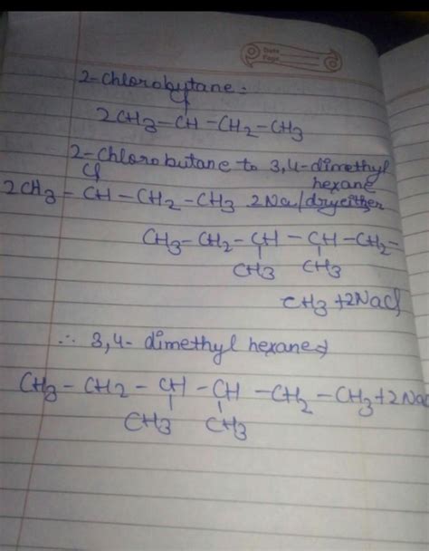 What is the use of na/ether in the wurtz reaction ? - Brainly.in