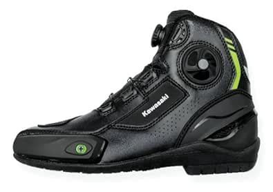 Buy Kawasaki RACE-X Motorcycle Riding Boots with Reinforced Protection ...