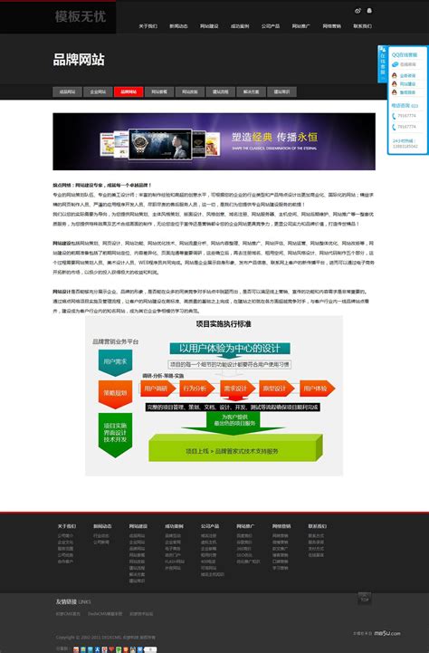 织梦网络工作室/广告公司网站模板下载（含数据）_模板无忧www.mb5u.com