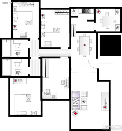 160平米房子设计平面图_土巴兔装修效果图
