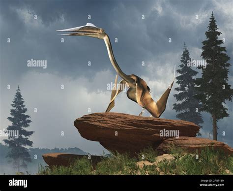 Quetzalcoatlus Size Comparison A Flying Reptile Whose