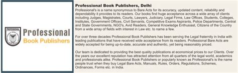 Buy PROFESSIONAL'S NEW SYLLABUS ECONOMY EDITION Bare Acts without Notes ...