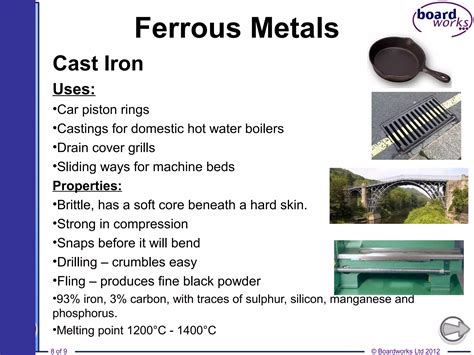 Ferrous and non-ferrous metals | PPT
