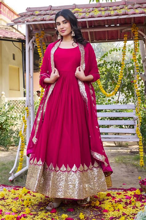Vandana Faux Georgette Suit Set – Kalyanja