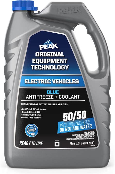 Amazon.com: PEAK OET Electric Vehicles Blue 50/50 Prediluted Antifreeze ...