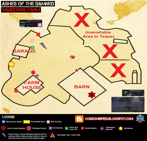 Zombified - Call Of Duty Zombie Map Layouts, Secrets, Easter Eggs and Walkthrough Guides: Ashes ...