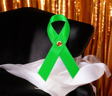 Lime Green Cancer Ribbon, Awareness Ribbons Pack of 10 – Celebrate Prints