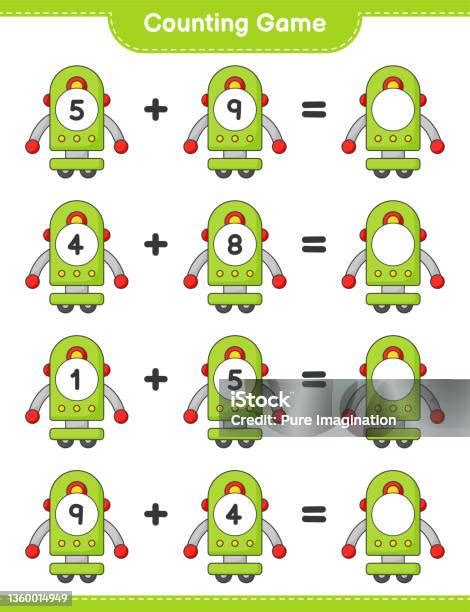 Count Triangles Robot Worksheet 的图像结果