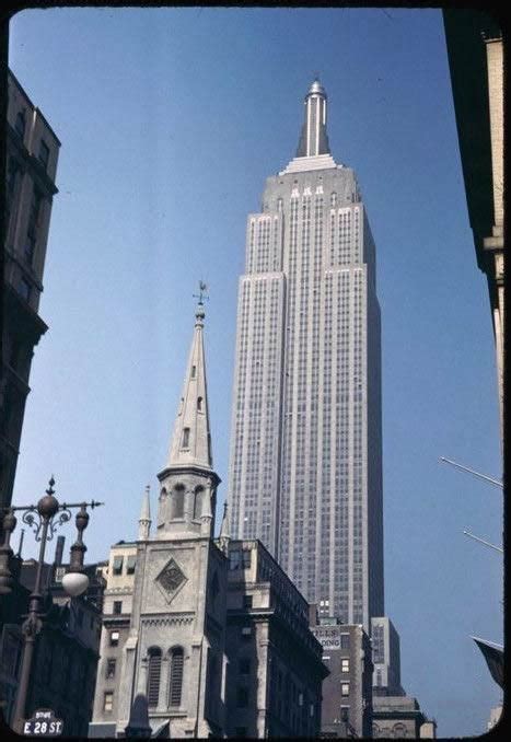 老照片：1940年代的纽约帝国大厦 - 派谷老照片修复翻新上色