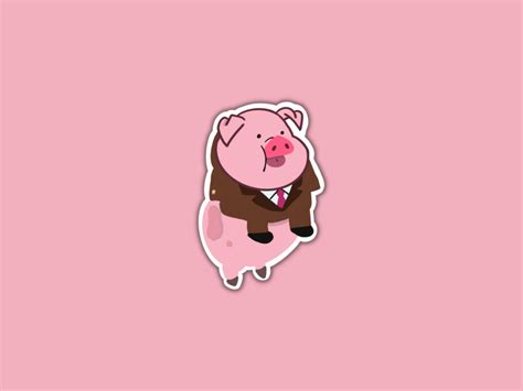 Waddles The Pig Wallpaper