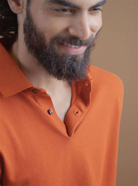Andamen Orange Pop Polo