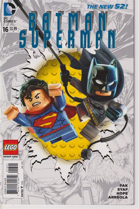 DC Comics! Batman/Superman! Issue #16! The New 52! Lego Variant Cover ...