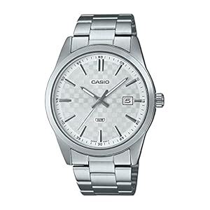 Casio Men Stainless Steel Analog White Dial Watch-Mtp-Vd03D-7Audf, Band ...