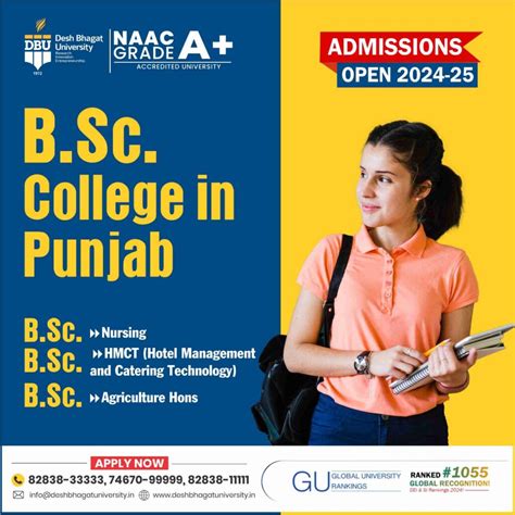 DBU: Top BSc Colleges In Punjab 2026 - Top Rank University in Punjab ...