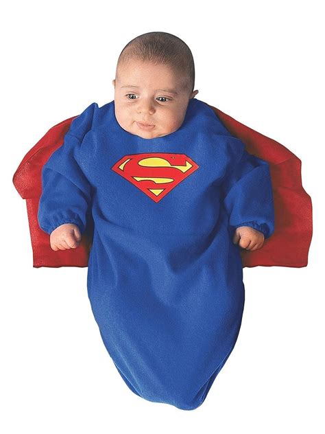 Buy DC Comics Superman Baby Bunting Costume Superman Print, 0-9 Months ...