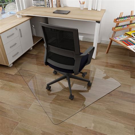 Glass Desk Chair Floor Mat at Bridget Huizenga blog