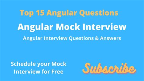 Angular YouTube Interview Questions 的图像结果