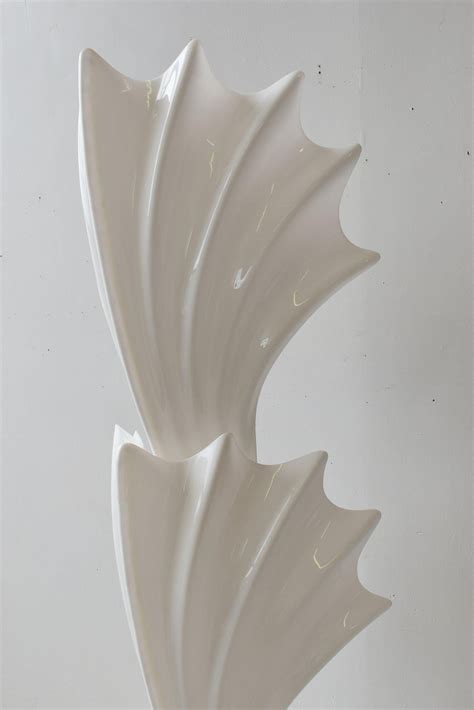 Vintage Tiered Molded Plexi Shell Floor Lamp by Roger Rougier, Circa ...