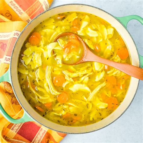 Healing Food - Turmeric Chicken Noodle Soup- EverydayMaven™