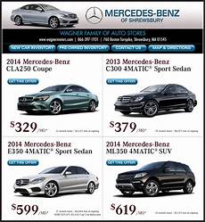 Mercedes Offers Lease by Boston Buy Lease Your New Mercedes From Wagner Mercedes Offers Lease