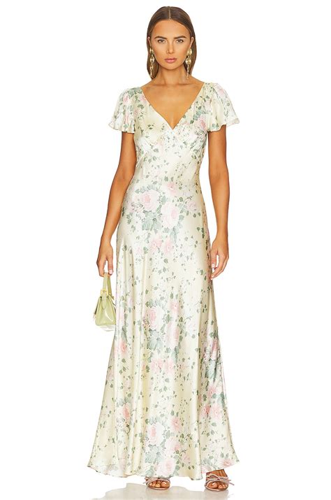 Selkie The Flutter Slip Dress in Fantasy | REVOLVE