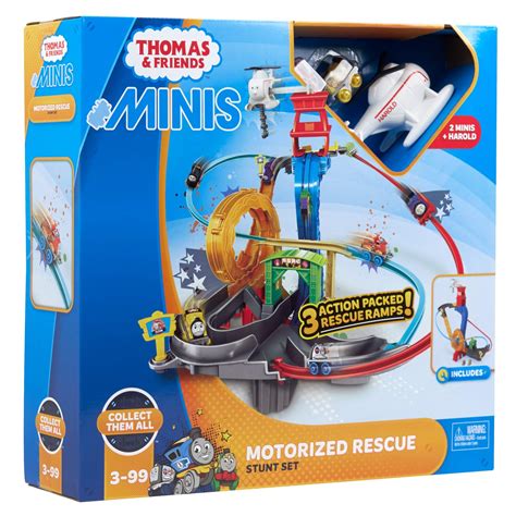 Thomas & Friends MINIS rescue-themed playset with action-Packed stunt ...