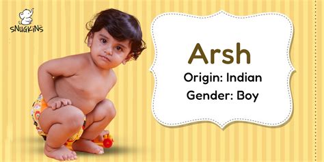 Meaning of Arsh Name | Snugkins