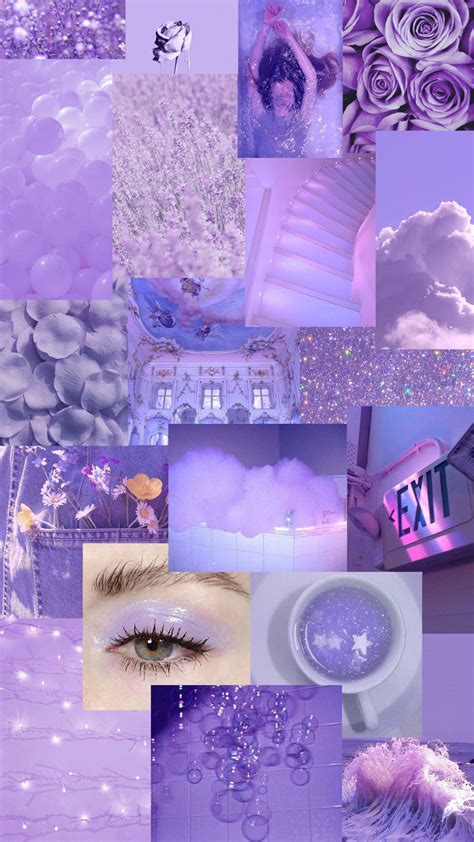 [2400+] Purple Aesthetic Collage
