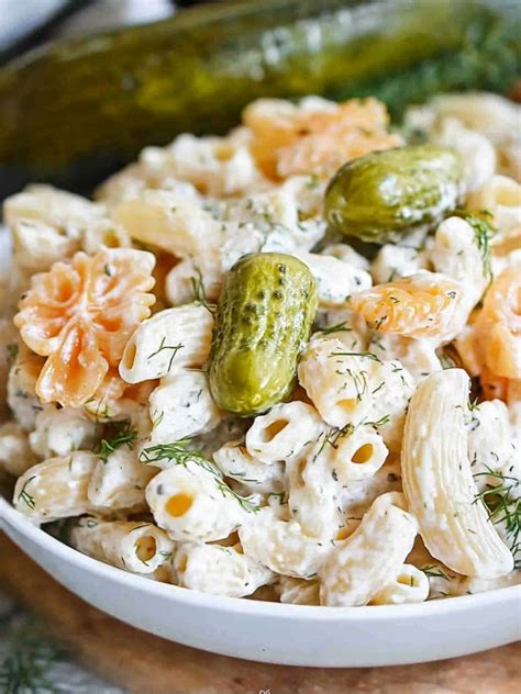 Dill Pickle Pasta Salad