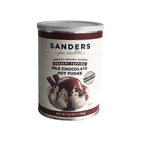 Sanders Dessert Topping, Milk Chocolate Hot Fudge (42 oz) Delivery or ...