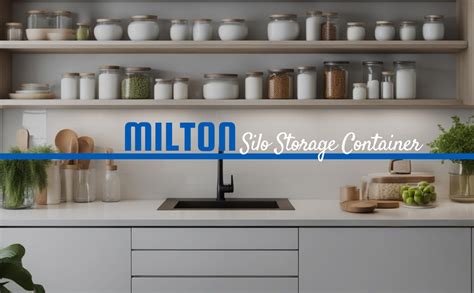 MILTON Silo 14 Plastic Storage Container with Side Lock Handles