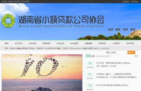 湖南省小额贷款公司协会_网站导航_极趣网