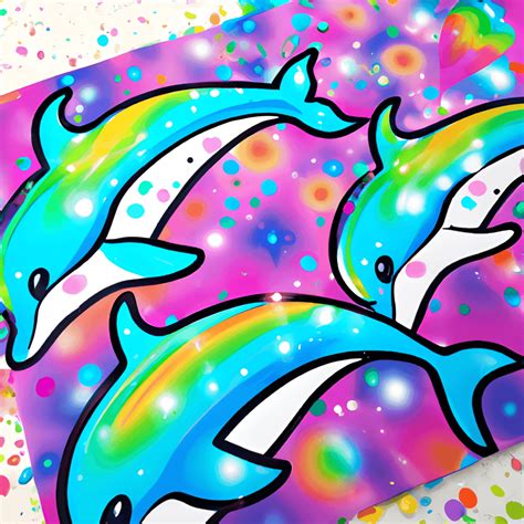 Lisa Frank Dolphin Clipart