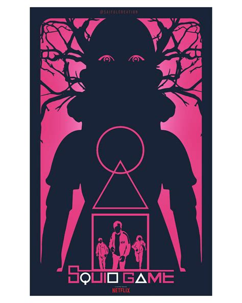 Squid Game Poster Art - Md. Saiful | Poster art, Squid games, Graphic ...