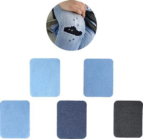 Denim Patches for Jeans Iron on Repair, 5PCS Premium Quality Iron on ...