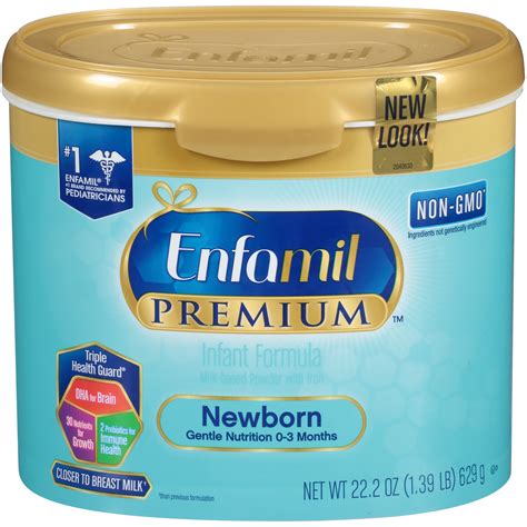 Enfamil Premium Newborn, Infant Formula, Milk-Based Powder with Iron ...