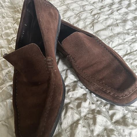 Gucci men's suede loafers immaculate - Depop