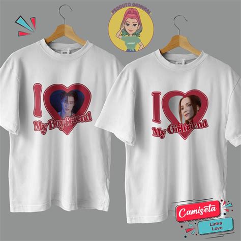 Camiseta I Love My Boyfriend / I Love My Girlfriend | WECASE ...