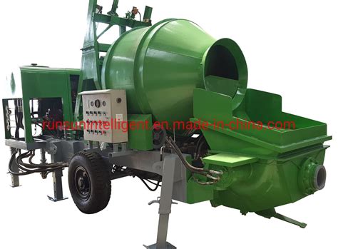 Concrete Mixer with Pump Driven with Electric Motor - Concrete Mixer ...